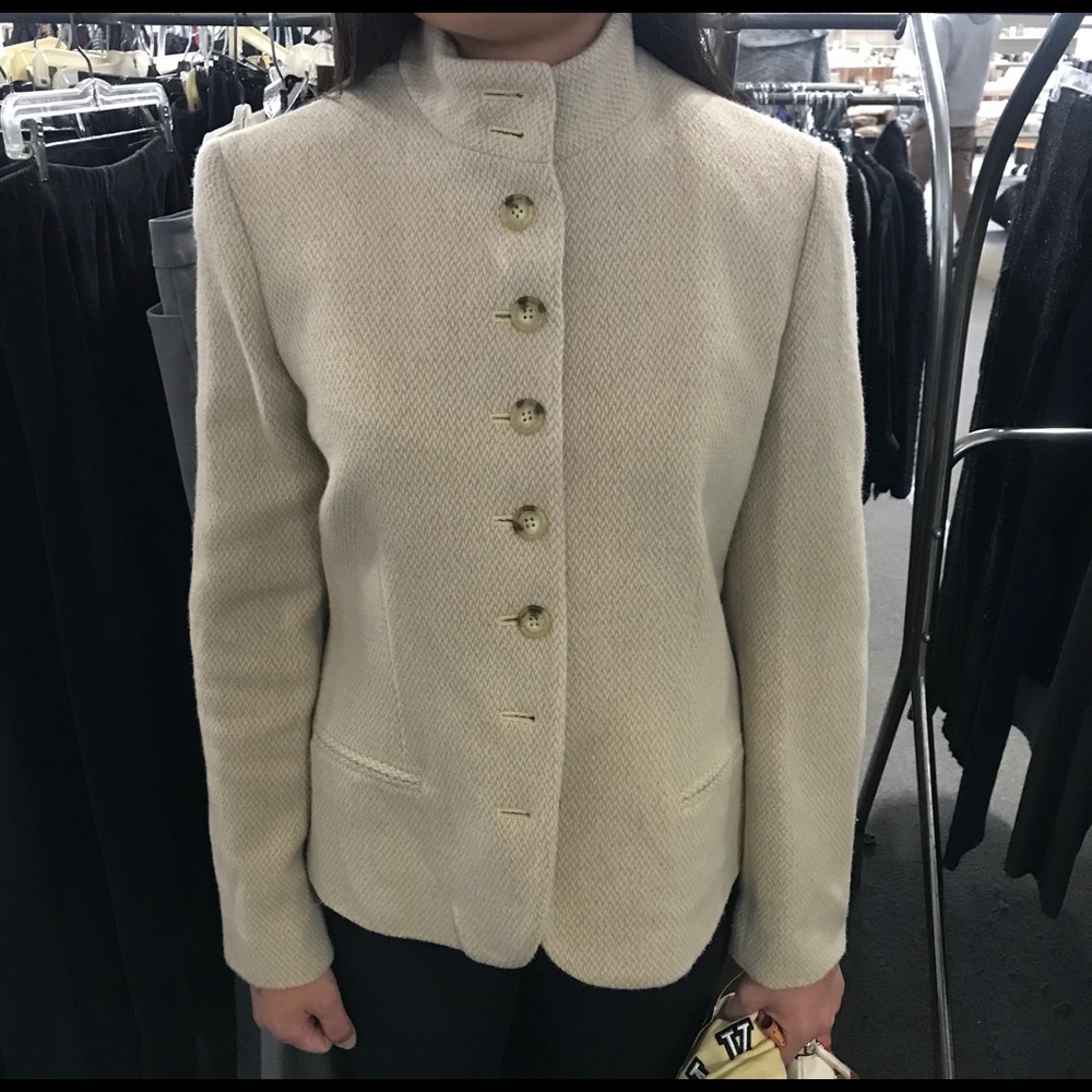 Ralph Lauren Wool Blend Tweed Blazer